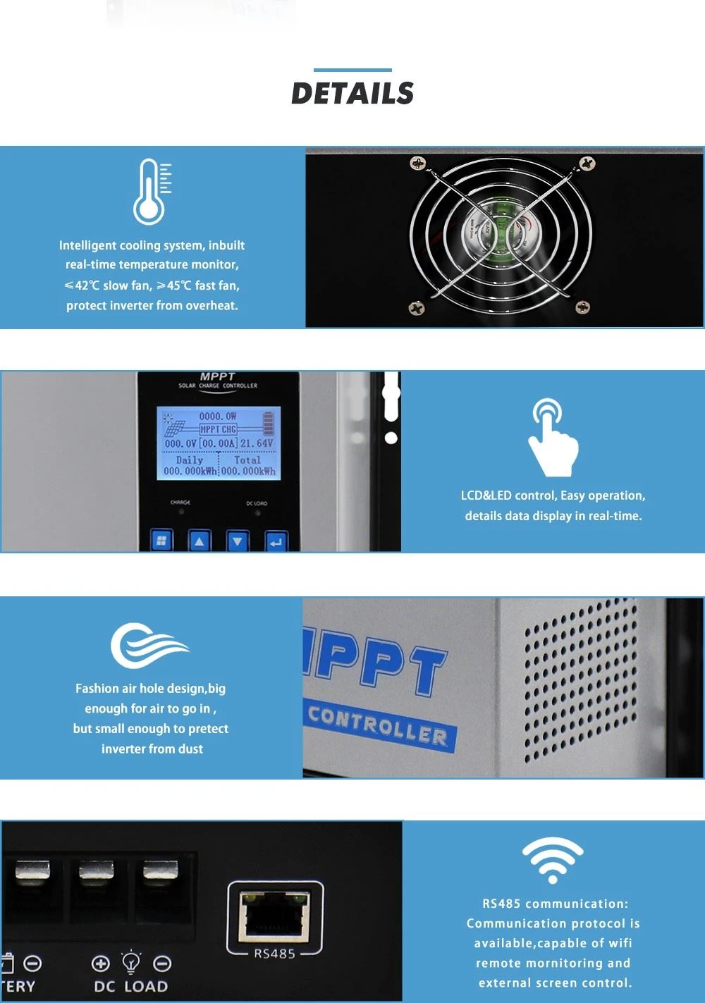 12v 10a solar charge controller