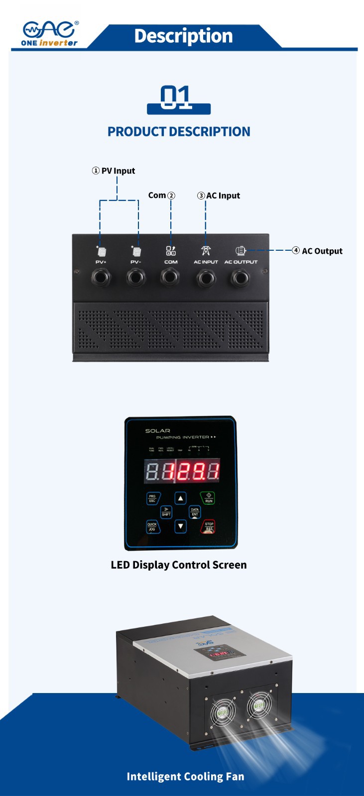 solar pump vfd inverter
